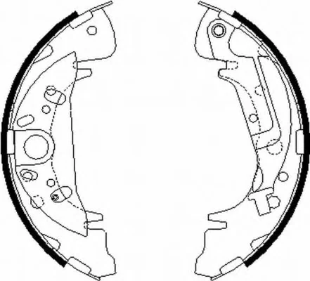 8DB 355 000-361 BEHR/HELLA/PAGID Тормозные колодки (фото 1)