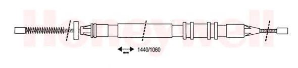 432973B BENDIX Трос (тросик) ручника (фото 1)