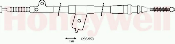 434366B BENDIX Трос (тросик) ручника (фото 1)