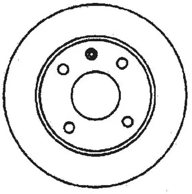 561087B BENDIX Тормозной диск (фото 1)