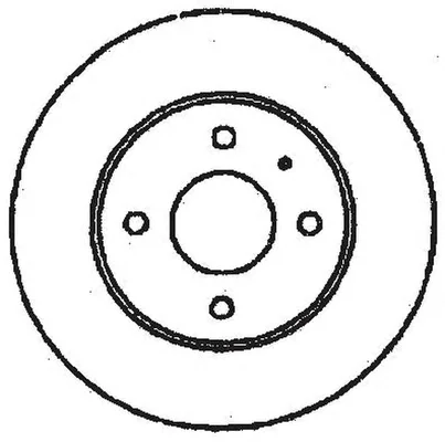 561129B BENDIX Тормозной диск (фото 1)