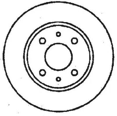 561130BC BENDIX Тормозной диск (фото 1)