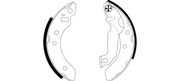 8DB 355 000-601 BEHR/HELLA/PAGID Тормозные колодки (фото 1)