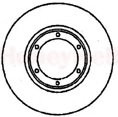 561168B BENDIX Тормозной диск (фото 1)