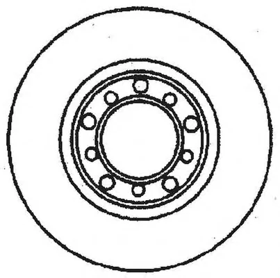 561167B BENDIX Тормозной диск (фото 1)