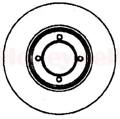 561232B BENDIX Тормозной диск (фото 1)