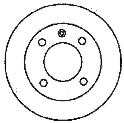 561251B BENDIX Тормозной диск (фото 1)