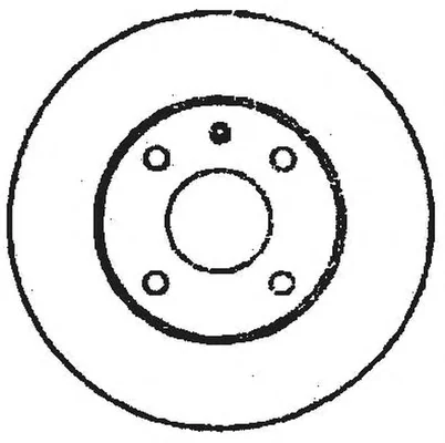 561275B BENDIX Тормозной диск (фото 1)