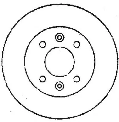 561345BC BENDIX Тормозной диск (фото 1)