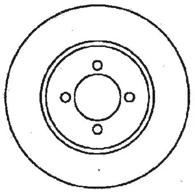 561375B BENDIX Тормозной диск (фото 1)