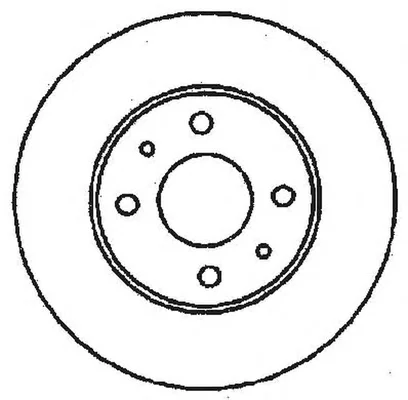 561388B BENDIX Тормозной диск (фото 1)