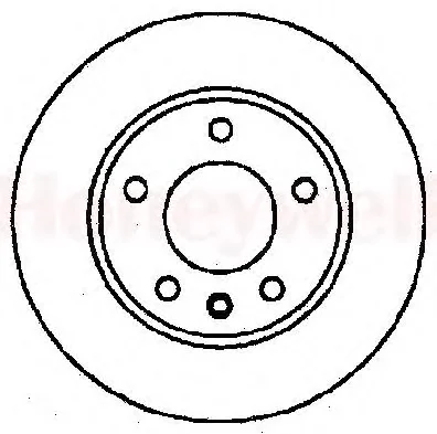 561407B BENDIX Тормозной диск (фото 1)