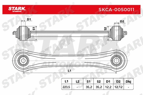 SKCA-0050011 Stark Рычаг независимой подвески колеса, подвеска колеса (фото 2)