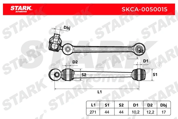 SKCA-0050015 Stark Рычаг независимой подвески колеса, подвеска колеса (фото 2)