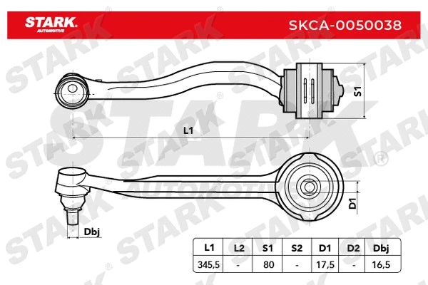 SKCA-0050038 Stark Рычаг независимой подвески колеса, подвеска колеса (фото 2)