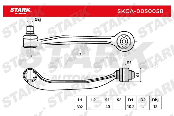 SKCA-0050058 Stark Рычаг независимой подвески колеса, подвеска колеса (фото 6)
