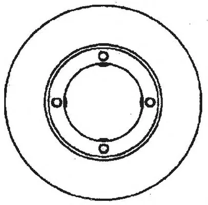 561425B BENDIX Тормозной диск (фото 1)