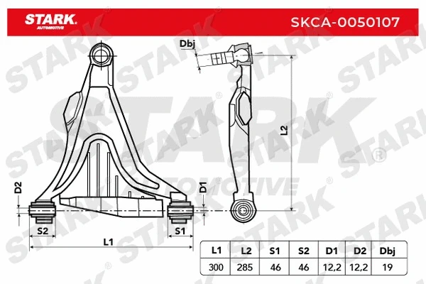 SKCA-0050107 Stark Рычаг независимой подвески колеса, подвеска колеса (фото 2)