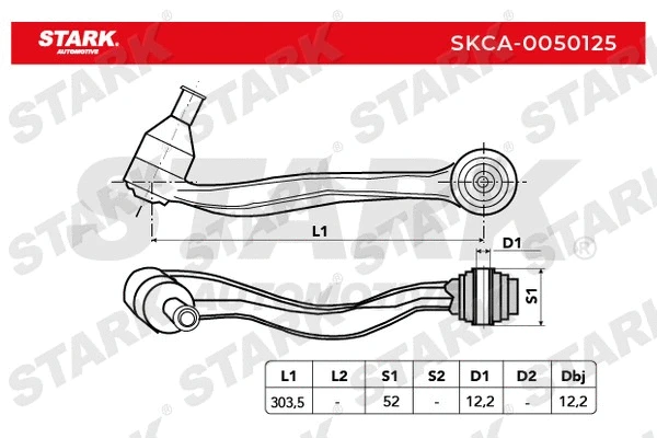 SKCA-0050125 Stark Рычаг независимой подвески колеса, подвеска колеса (фото 2)