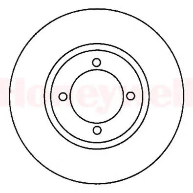 561430B BENDIX Тормозной диск (фото 1)