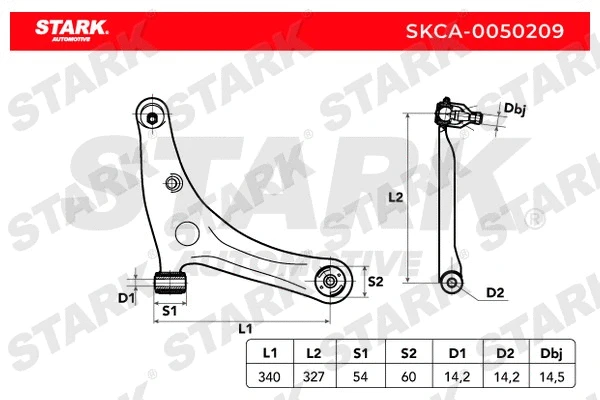 SKCA-0050209 Stark Рычаг независимой подвески колеса, подвеска колеса (фото 2)