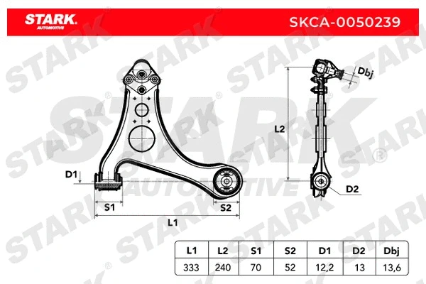 SKCA-0050239 Stark Рычаг независимой подвески колеса, подвеска колеса (фото 2)