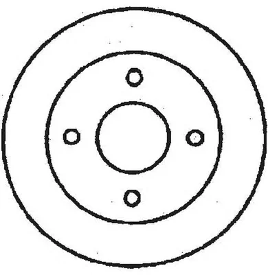561450BC BENDIX Тормозной диск (фото 1)