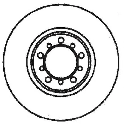 561453B BENDIX Тормозной диск (фото 1)