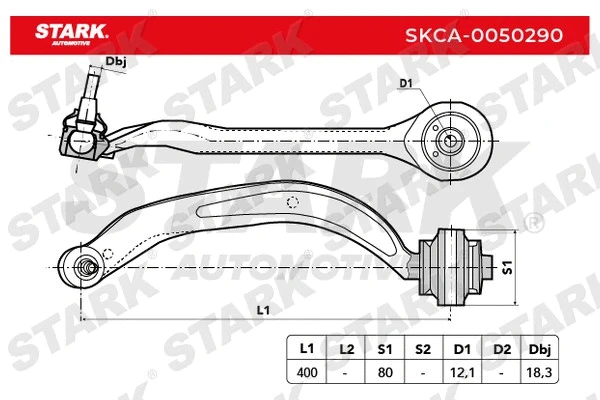 SKCA-0050290 Stark Рычаг независимой подвески колеса, подвеска колеса (фото 2)