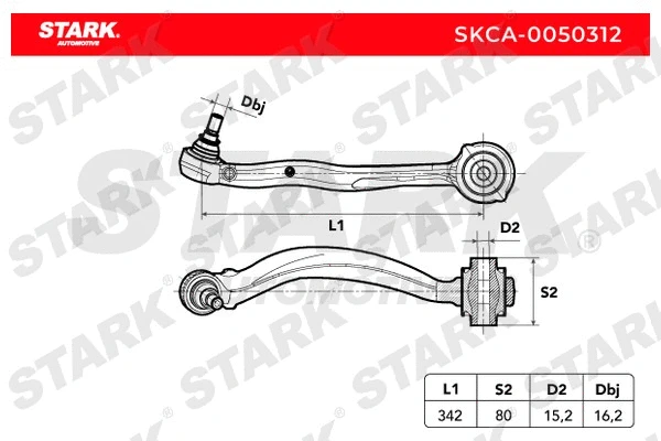 SKCA-0050312 Stark Рычаг независимой подвески колеса, подвеска колеса (фото 2)