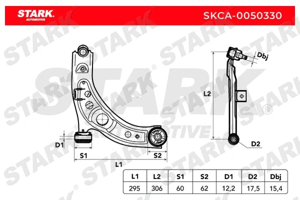 SKCA-0050330 Stark Рычаг независимой подвески колеса, подвеска колеса (фото 2)