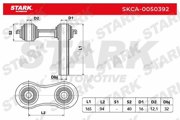 SKCA-0050392 Stark Рычаг независимой подвески колеса, подвеска колеса (фото 4)