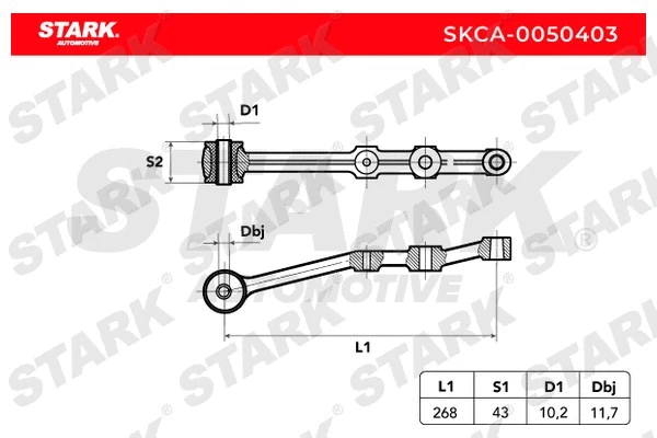 SKCA-0050403 Stark Рычаг независимой подвески колеса, подвеска колеса (фото 2)