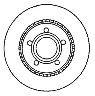 561472B BENDIX Тормозной диск (фото 1)