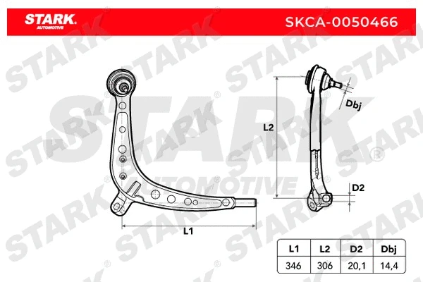 SKCA-0050466 Stark Рычаг независимой подвески колеса, подвеска колеса (фото 4)