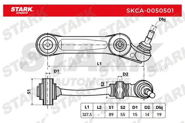 SKCA-0050501 Stark Рычаг независимой подвески колеса, подвеска колеса (фото 2)