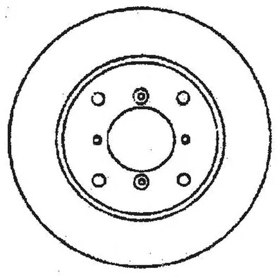 561505BC BENDIX Тормозной диск (фото 1)