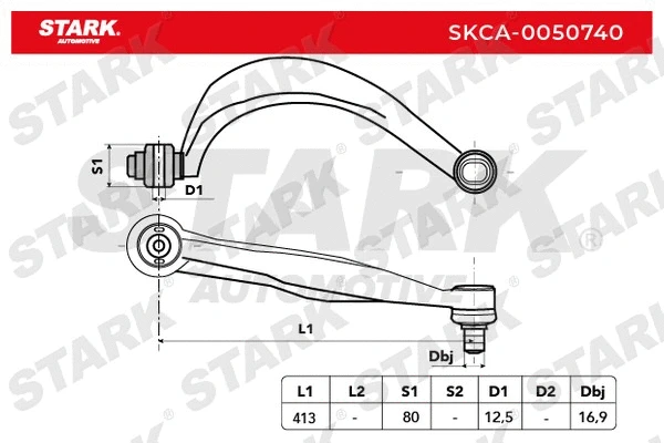SKCA-0050740 Stark Рычаг независимой подвески колеса, подвеска колеса (фото 1)