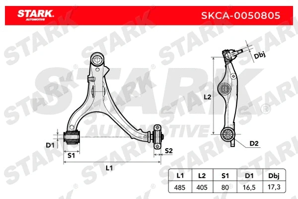 SKCA-0050805 Stark Рычаг независимой подвески колеса, подвеска колеса (фото 1)