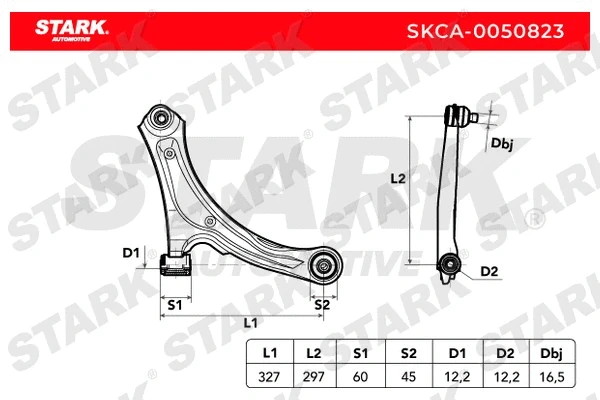 SKCA-0050823 Stark Рычаг независимой подвески колеса, подвеска колеса (фото 1)