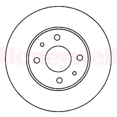 561701B BENDIX Тормозной диск (фото 1)