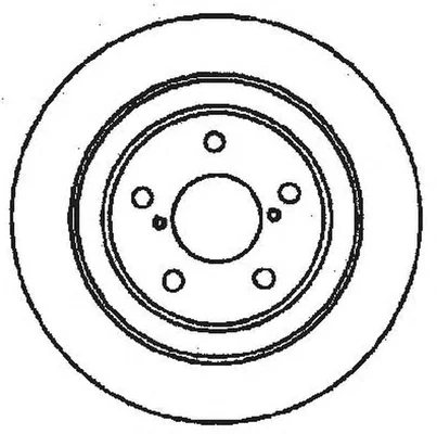 561735B BENDIX Тормозной диск (фото 1)