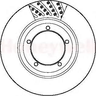 561800B BENDIX Тормозной диск (фото 1)