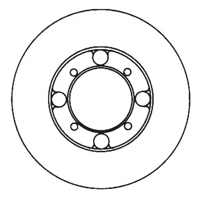 561815B BENDIX Тормозной диск (фото 1)