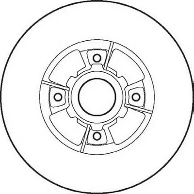 561868BC BENDIX Тормозной диск (фото 1)