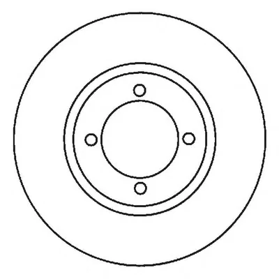 562038BC BENDIX Тормозной диск (фото 1)