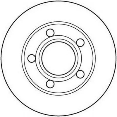 562089B BENDIX Тормозной диск (фото 1)