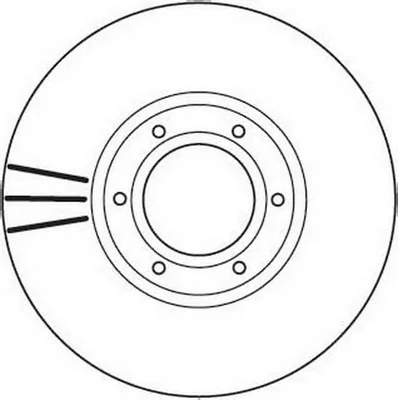 562105B BENDIX Тормозной диск (фото 1)