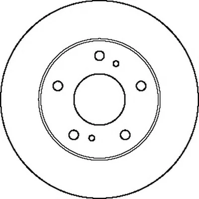 562115B BENDIX Тормозной диск (фото 1)