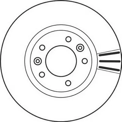 562126B BENDIX Тормозной диск (фото 1)